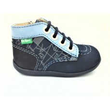 KICKERS BONZIP 859968-10 102  ΜΠΛΕ